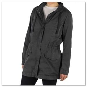 James Perse Standard Utility Lightweight Hooded Jacket Parka Size 2 (Medium)